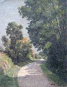 Adrien Lavieille Route de terre oil painting